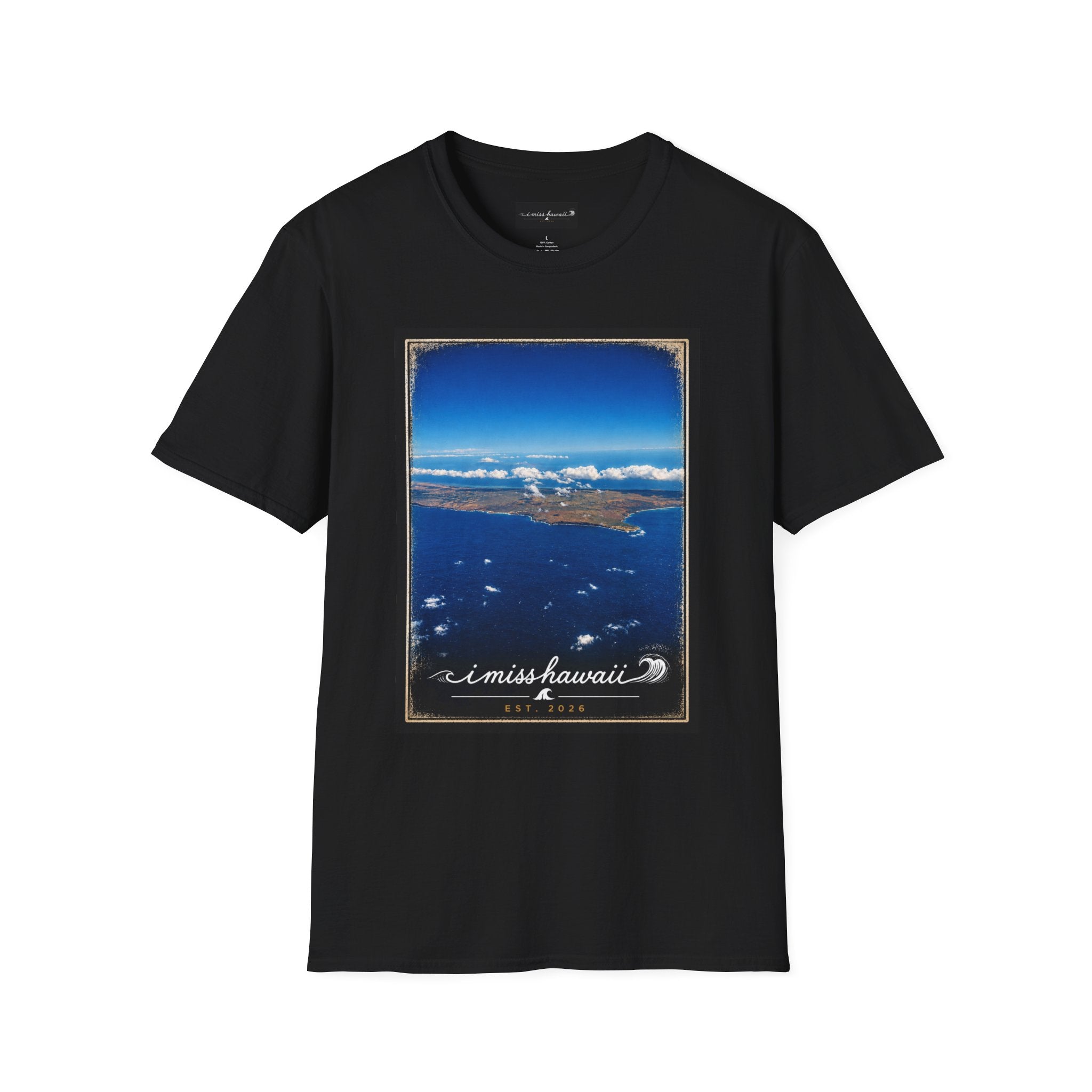 I Miss Hawaii - Lanai - Black T-Shirt