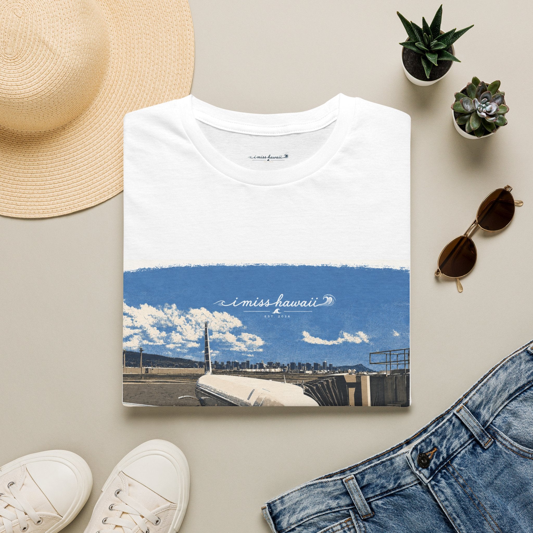 I Miss Hawaii - Honolulu Airport - White T-Shirt
