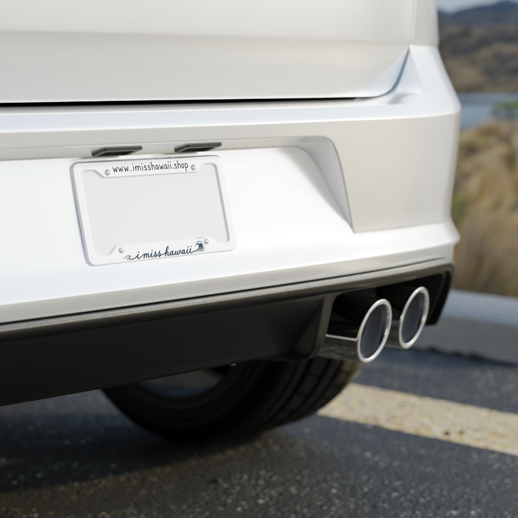 License Plate Frame — I Miss Hawaii