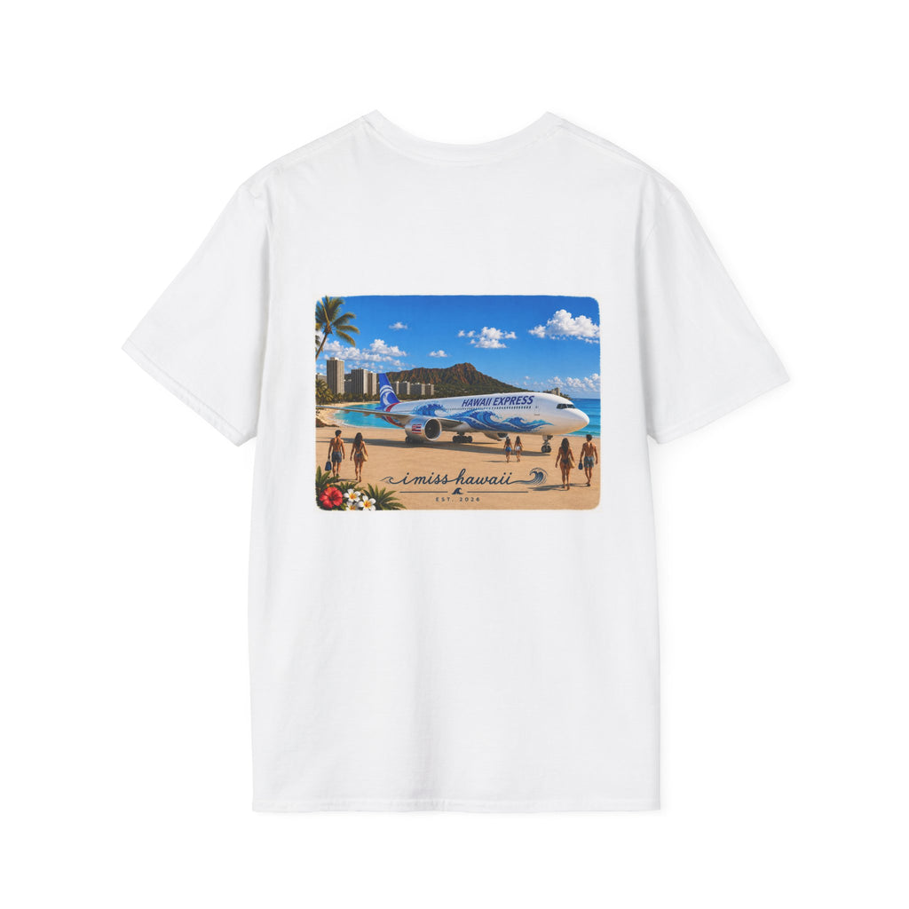 I Miss Hawaii - White T-Shirt - Hawaii Express