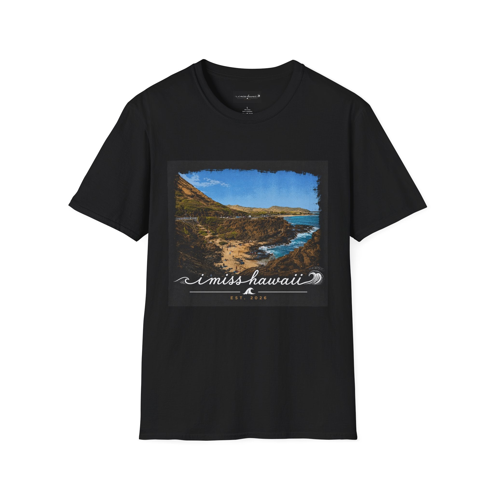 I Miss Hawaii - Koko Crater Trail - Black T-Shirt