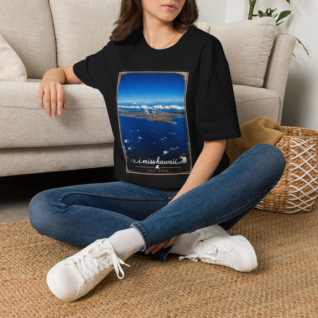 I Miss Hawaii - Lanai - Black T-Shirt